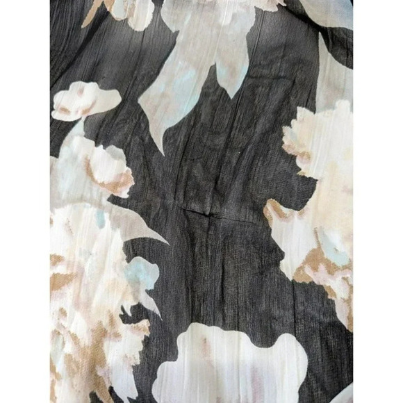 INC International Concepts Blossom-Print Belted Kimono in Neutral O/S (MSRP $49) - Picture 4 of 6